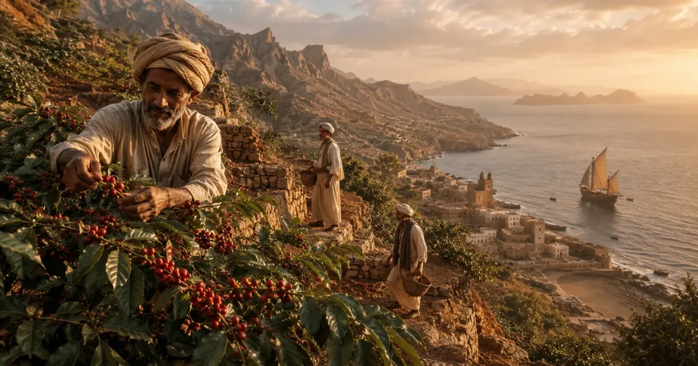 Yemen Kahvesinin Tarihi: Dağ Teraslarından Mocha Limanına